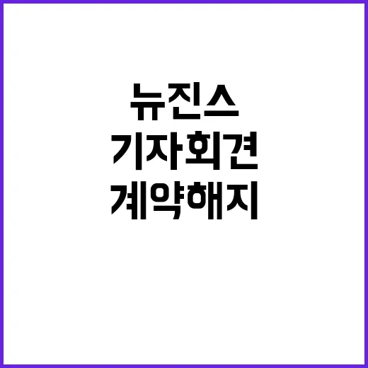 뉴진스 기자회견 계…