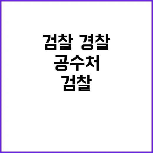 계엄 논란 공수처·검찰·경찰 수사권 충돌!