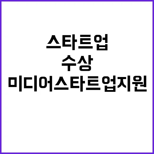 미디어 스타트업 지…