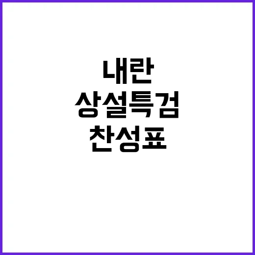 내란 상설특검 與 22명 탄핵 전 찬성표 던지다!