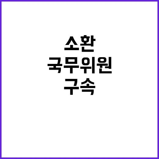 국무위원 소환 경찰…