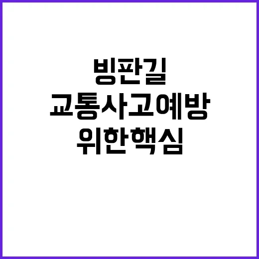 12월 빙판길의 교…