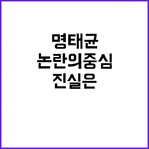 명태균 정치 논란의…