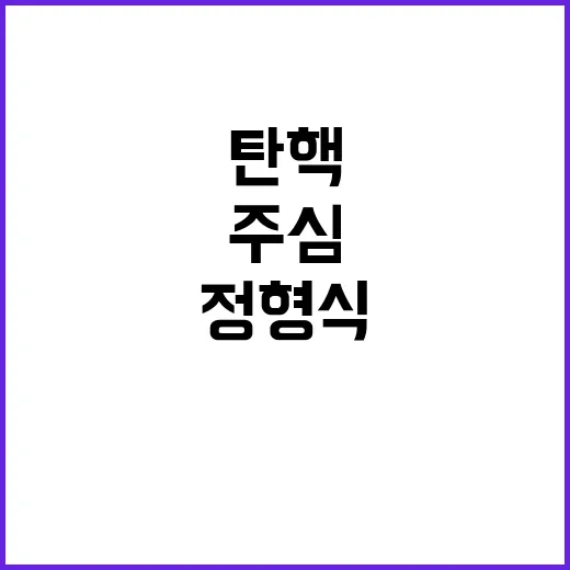 탄핵 판결 주심 정형식의 비밀은?