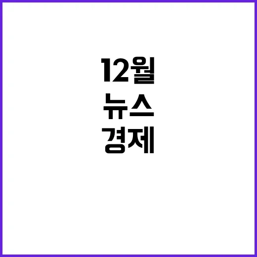 12월 뉴스 세계 사건 경제 동향 현장 이야기 총정리