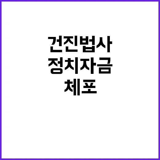 건진법사 체포 정치…