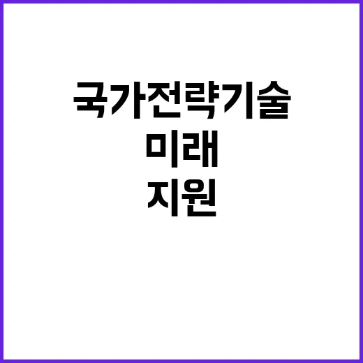 국가전략기술 특례 …