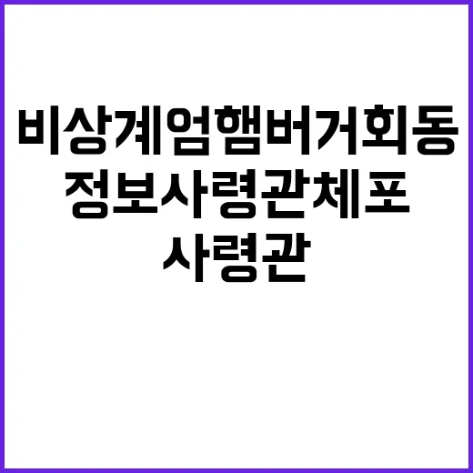 비상계엄 햄버거 회…