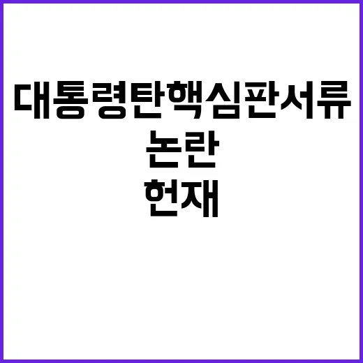 헌재 결정 대통령 …