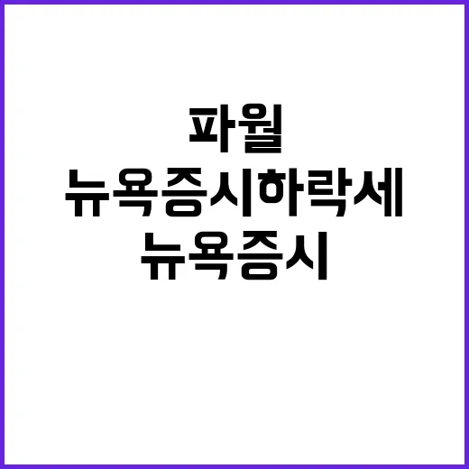 파월 영향 뉴욕증시…