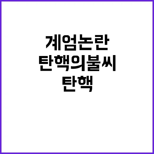 계엄 논란 선관위 …