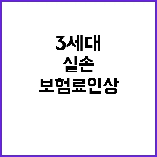 보험료 인상 실손의…