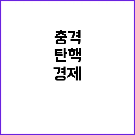 탄핵 논란 경제·신…