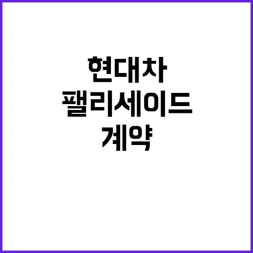 신형 팰리세이드 폭…