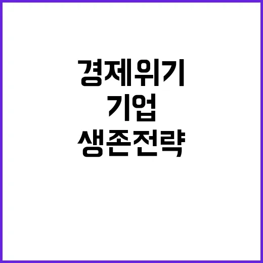 철저한 경제 위기 …