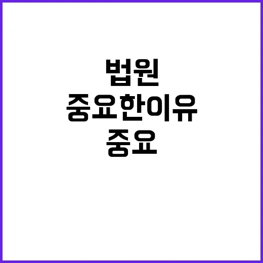 법원 독립 지금 중…