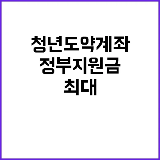 청년도약계좌 정부 …