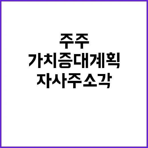 신세계 자사주 소각…