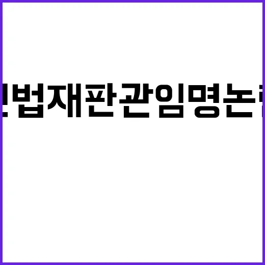 헌법재판관 임명 논…