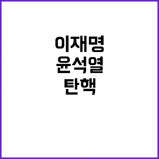 이재명 윤석열에 대…