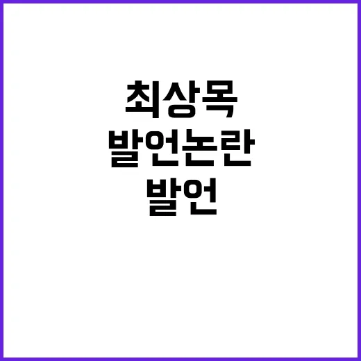 최상목 발언 논란 …