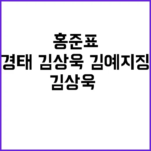 홍준표 조경태·김상…