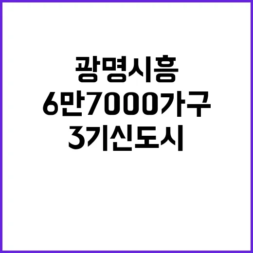 광명시흥 3기 신도…