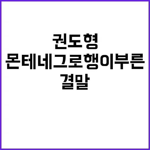 권도형 몬테네그로 행이 부른 운명의 결말