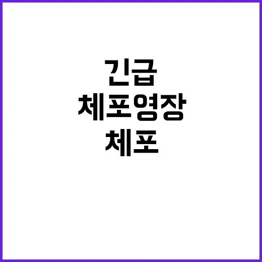 대통령 경호 체포영장 적법절차 긴급발표 모든걸 알아본다