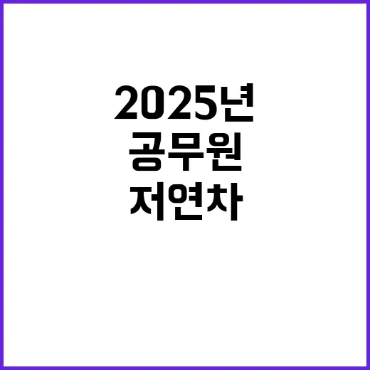 2025년 공무원 보수 인상과 저연차 지원 혜택!