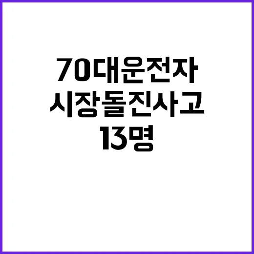 시장 돌진 사고 7…