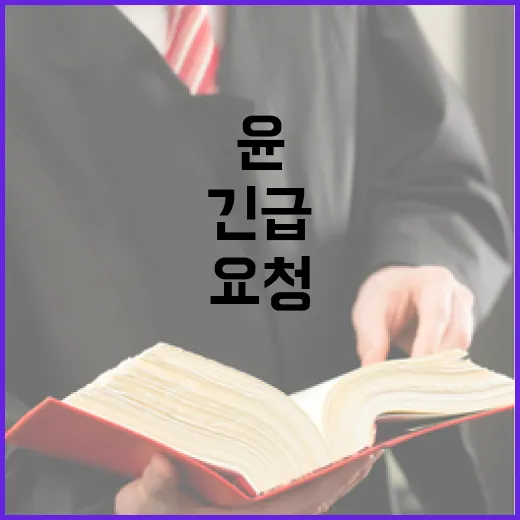 민주당 긴급 요청 윤 편지의 숨은 이야기!