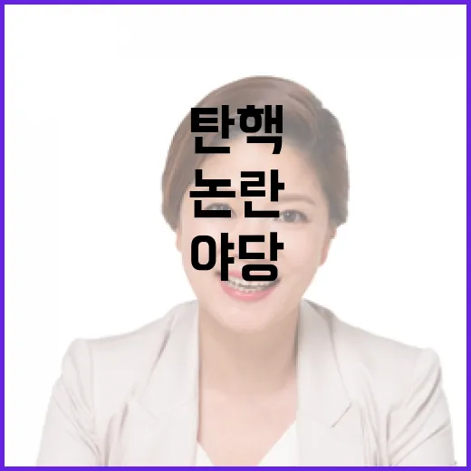 탄핵 논란 여당의 …