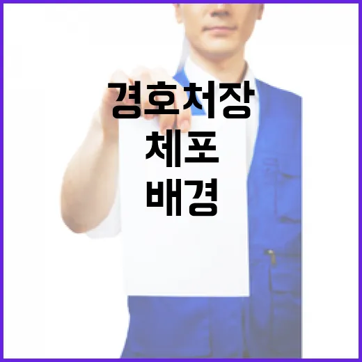 경호처장 체포 정치…