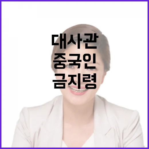 중국인 시위 금지령…