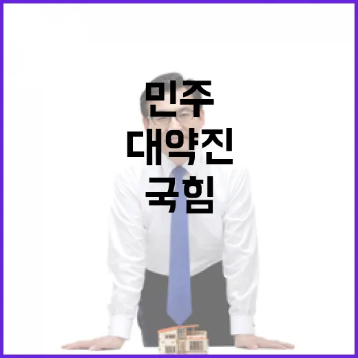 尹 지지율 대약진 민주와 국힘 초긴장!