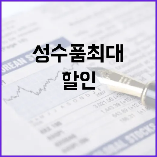 설 성수품 최대 할…