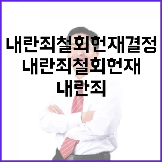 내란죄 철회 헌재 …