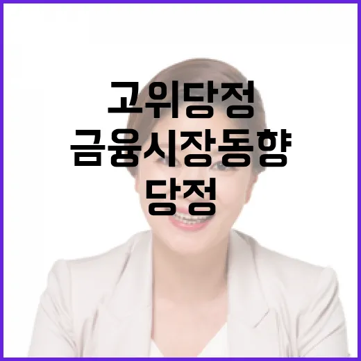 경제안정 방안 고위…