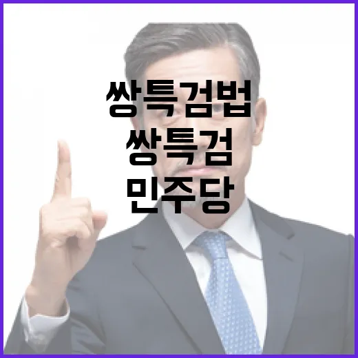 쌍특검법 재도전 민…