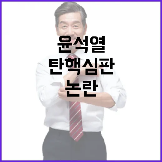 헌재 논란 윤석열 …