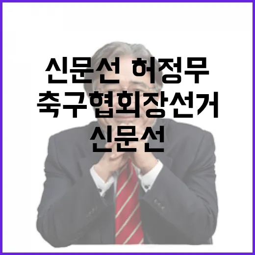 축구협회장 선거 신…