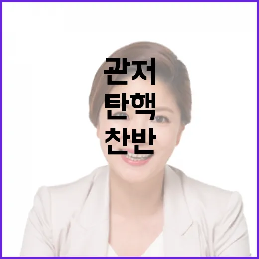 탄핵 논쟁 관저 앞…