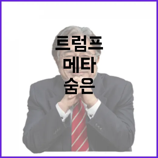 트럼프 메타·아마존 정책 변동의 숨은 의도는?