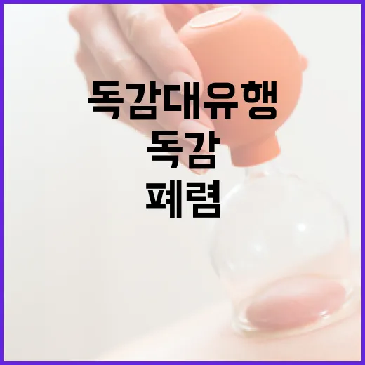 독감 대유행 폐렴 …