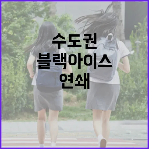 블랙아이스 연쇄사고…