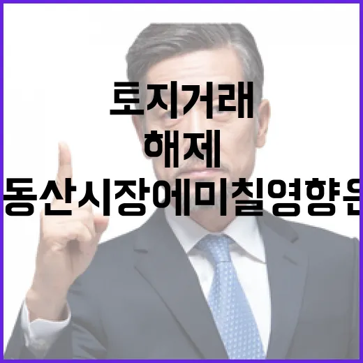 토지거래허가제 해제 부동산 시장에 미칠 영향은?