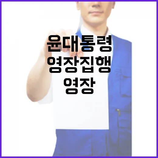 윤대통령 영장 집행 지금 필요한 선택!