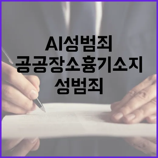 공공장소 흉기소지죄…