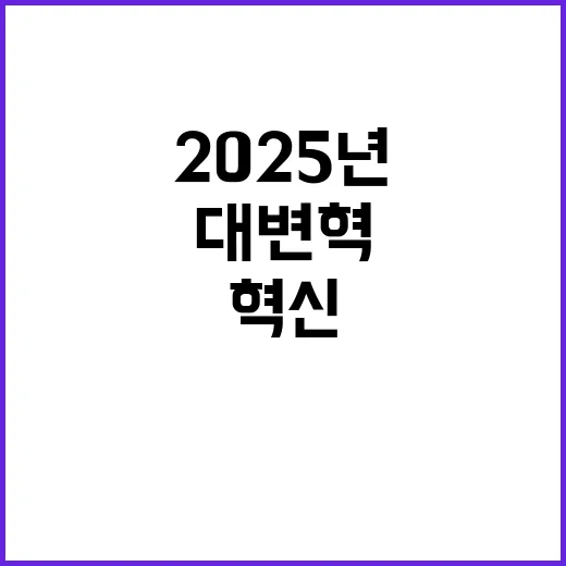 안전 혁신 2025…